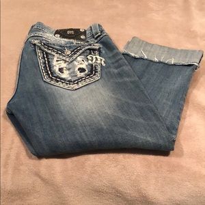 Miss me size 29 Capri jeans